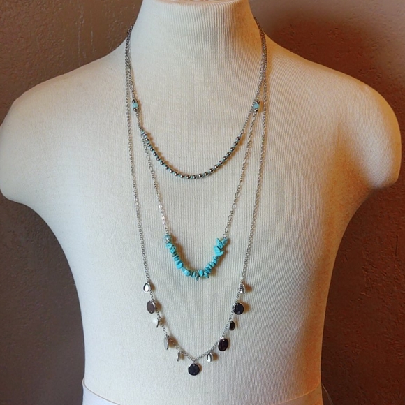 NWT Lia Sophia Layered Necklace - Picture 6 of 6